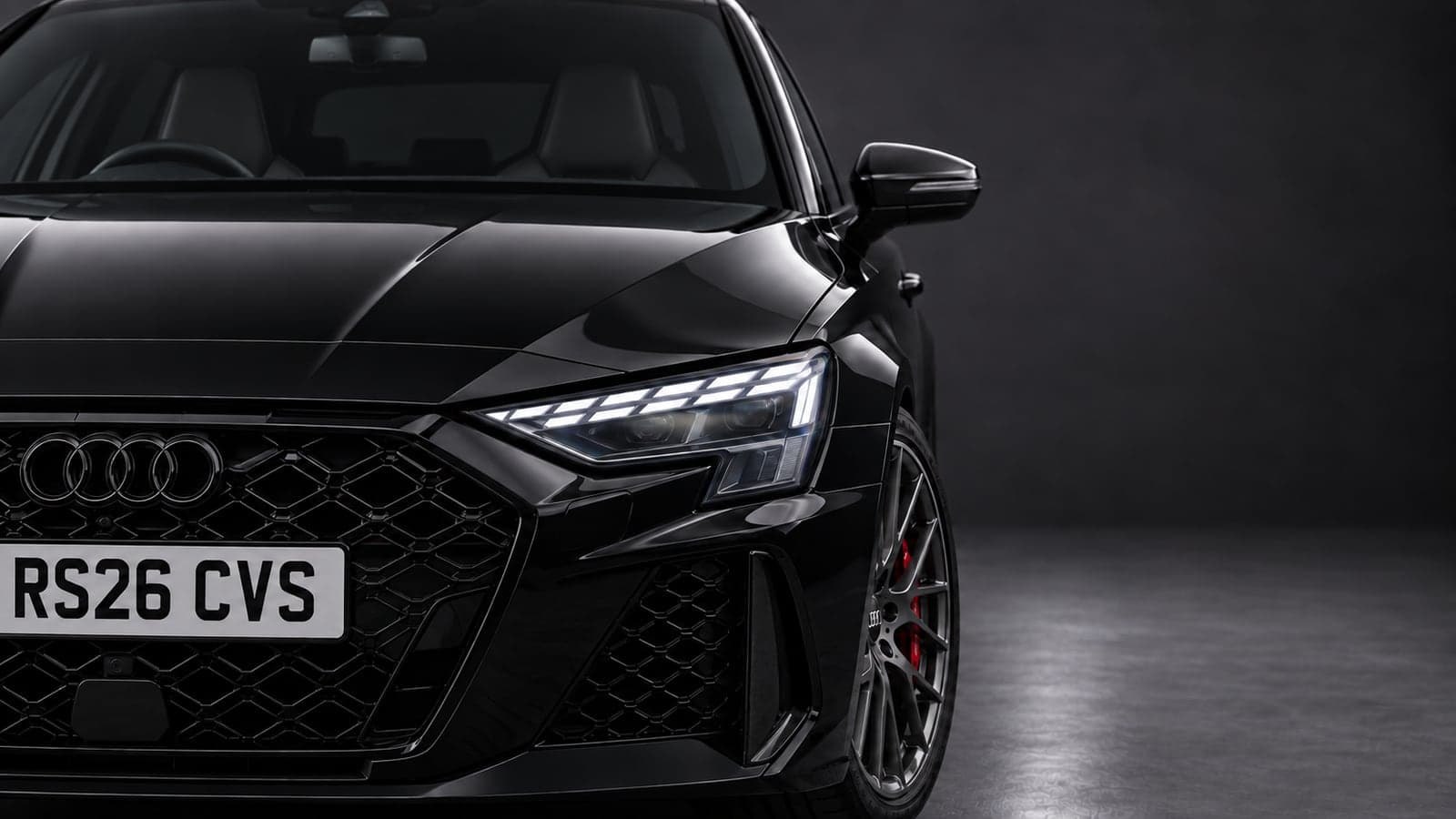 Audi RS3 Sportback — headlight detail