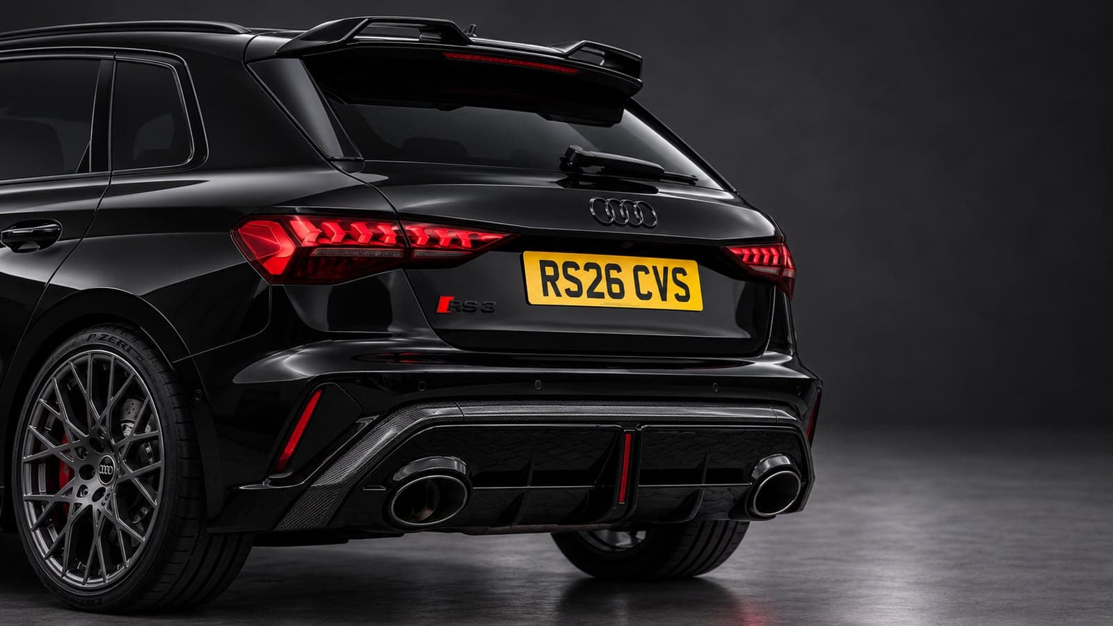 Audi RS3 Sportback — rear light detail