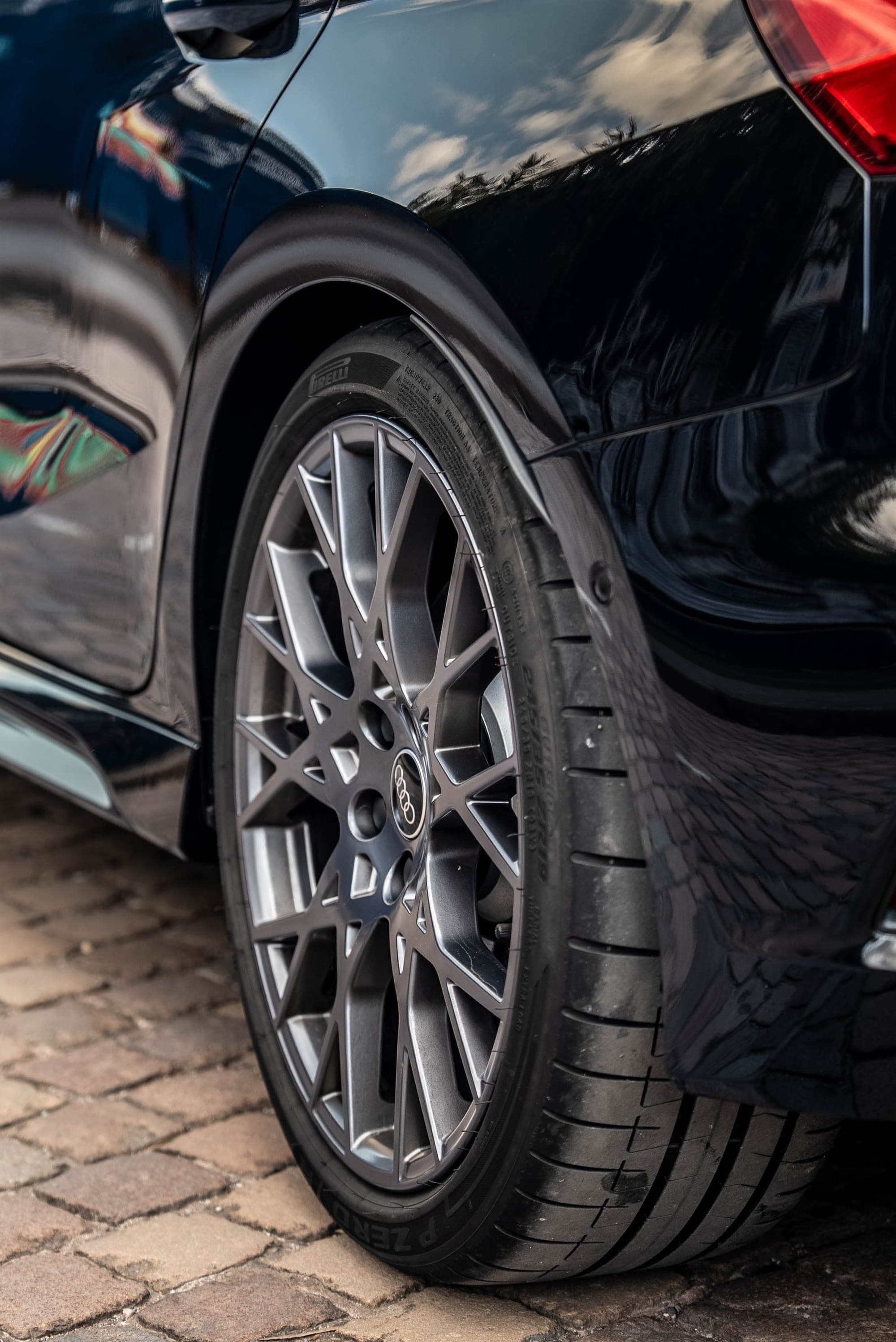 Audi RS3 alloy wheel and performance tyre