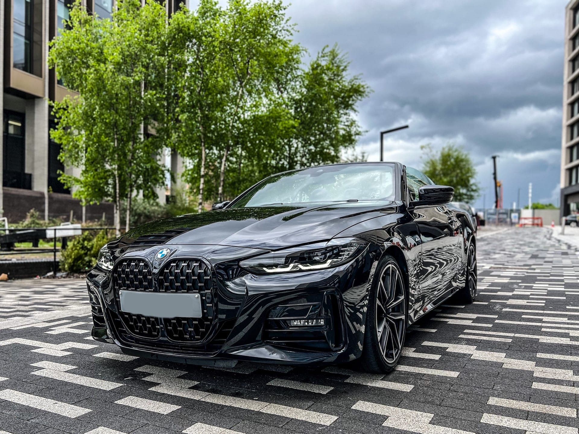 BMW 4 Series Convertible for open-top hire at CVS Car Hire Birmingham