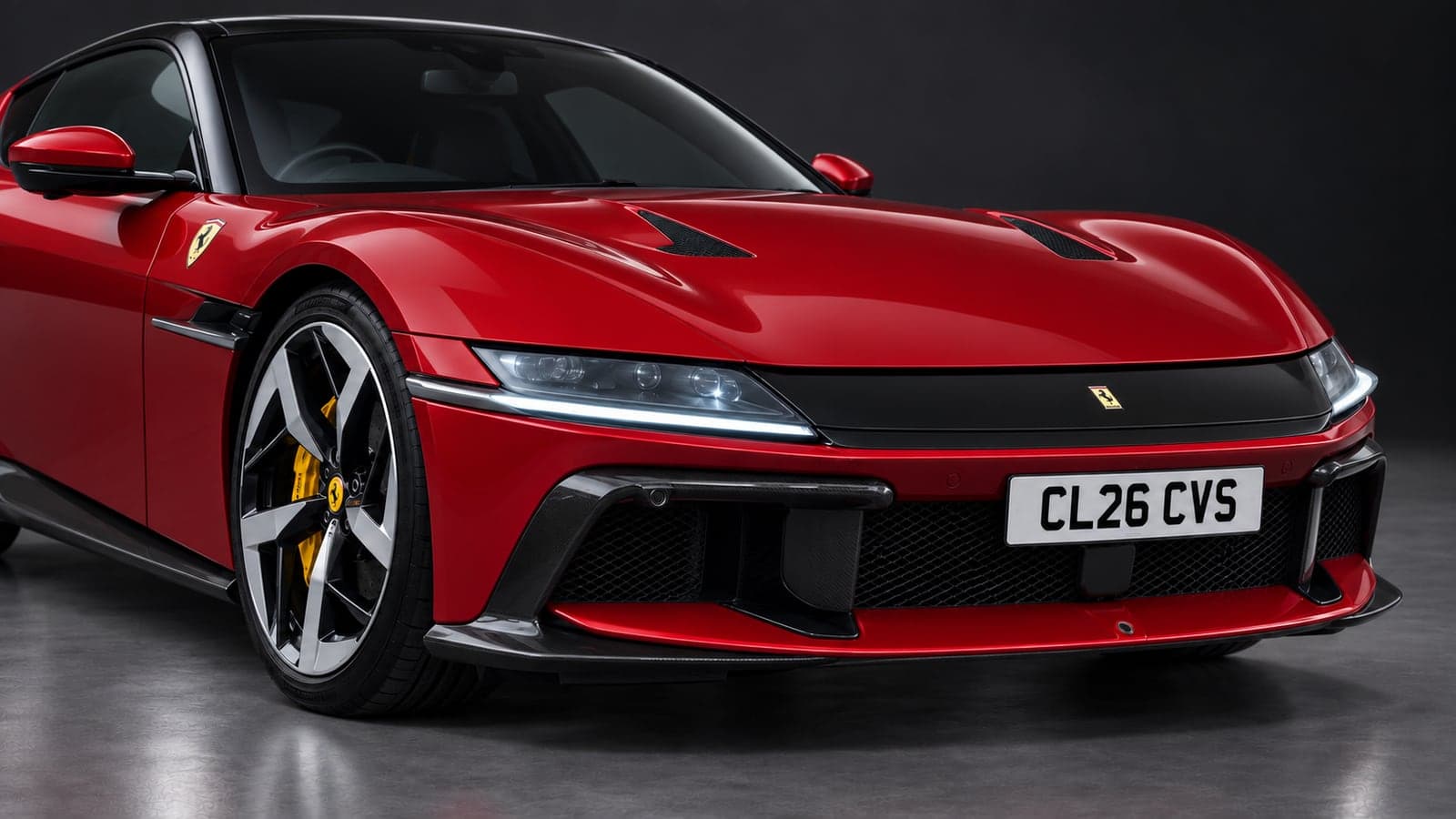 Ferrari 12Cilindri — headlight detail