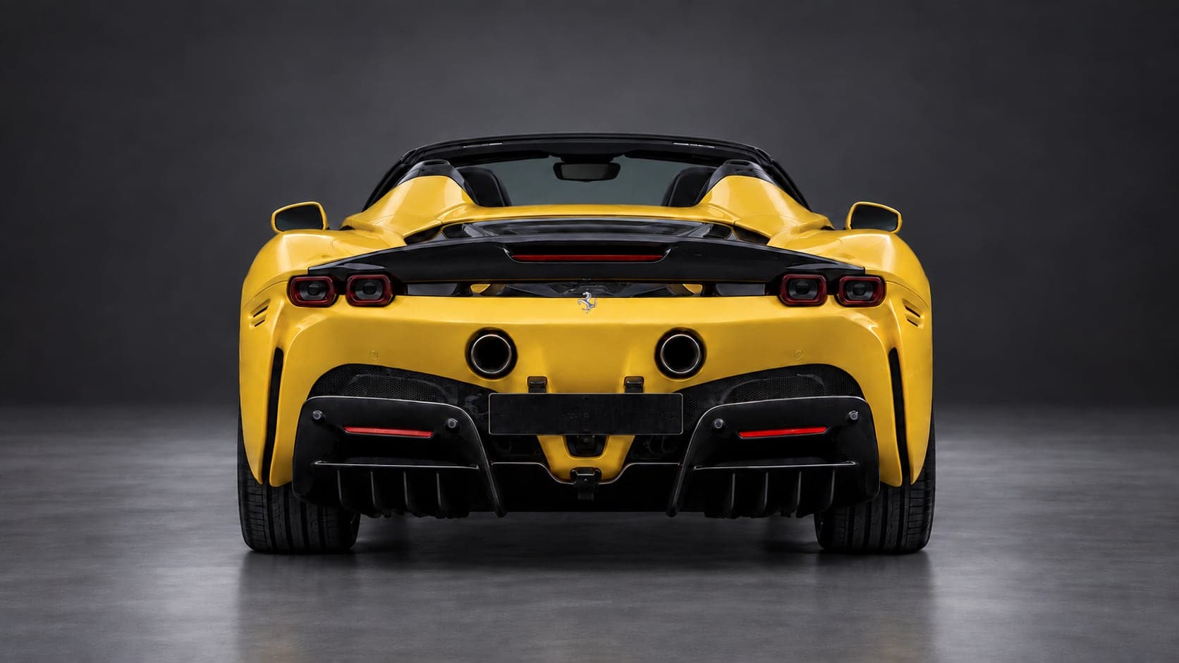 Ferrari SF90 Spider, rear, studio