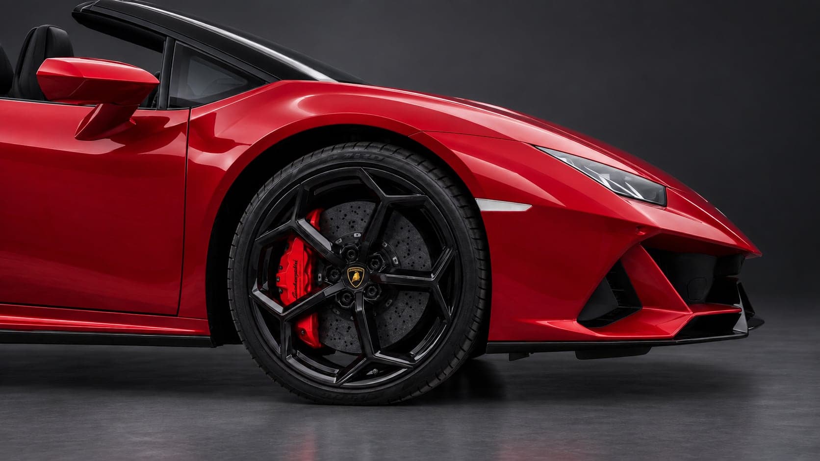 Lamborghini Huracán Evo Spyder — wheel detail
