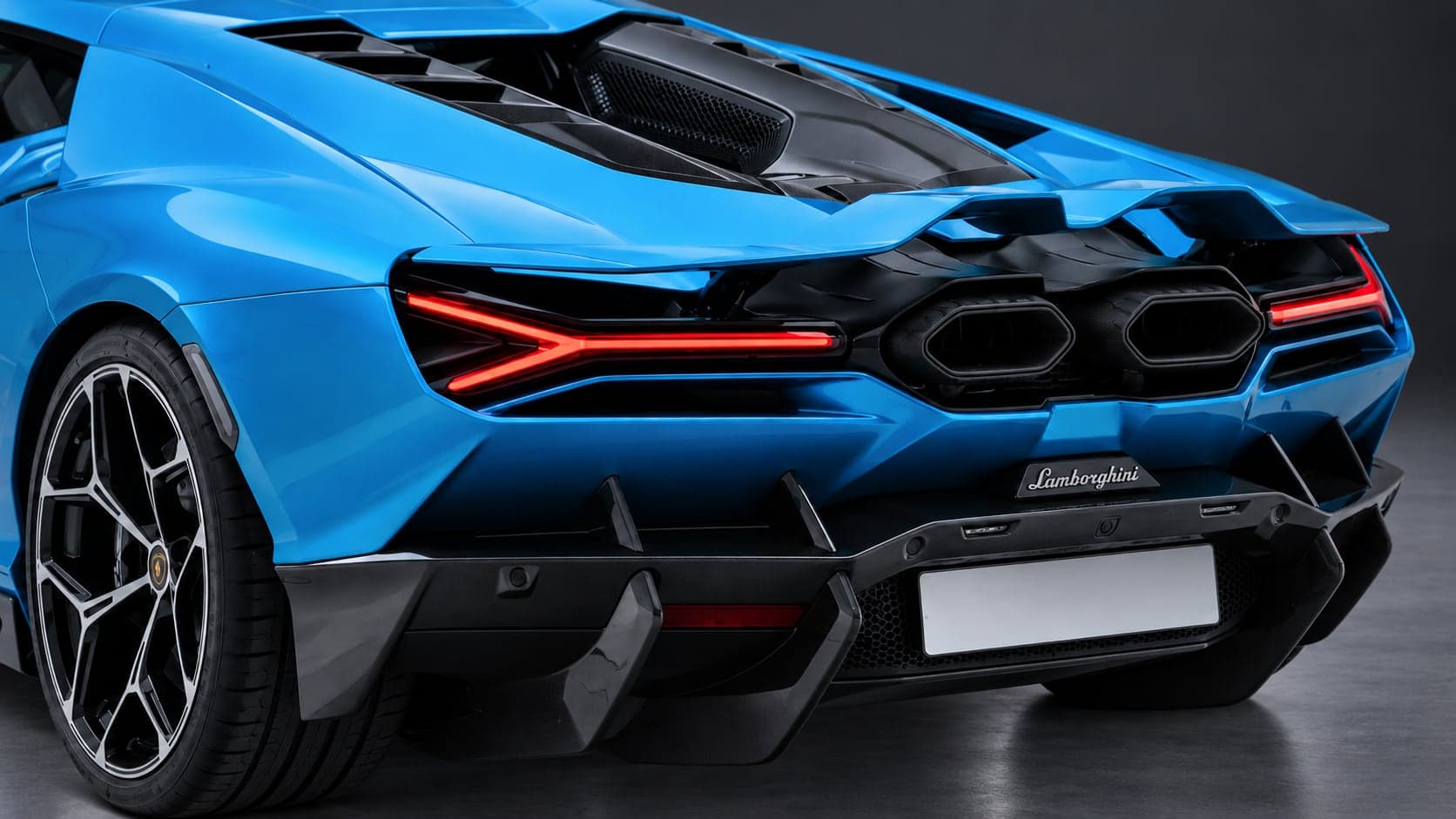 Lamborghini Revuelto — rear light detail