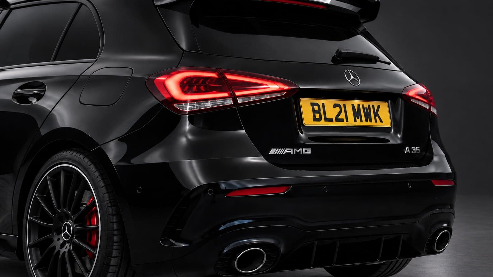 Mercedes-AMG A 35 — rear light detail