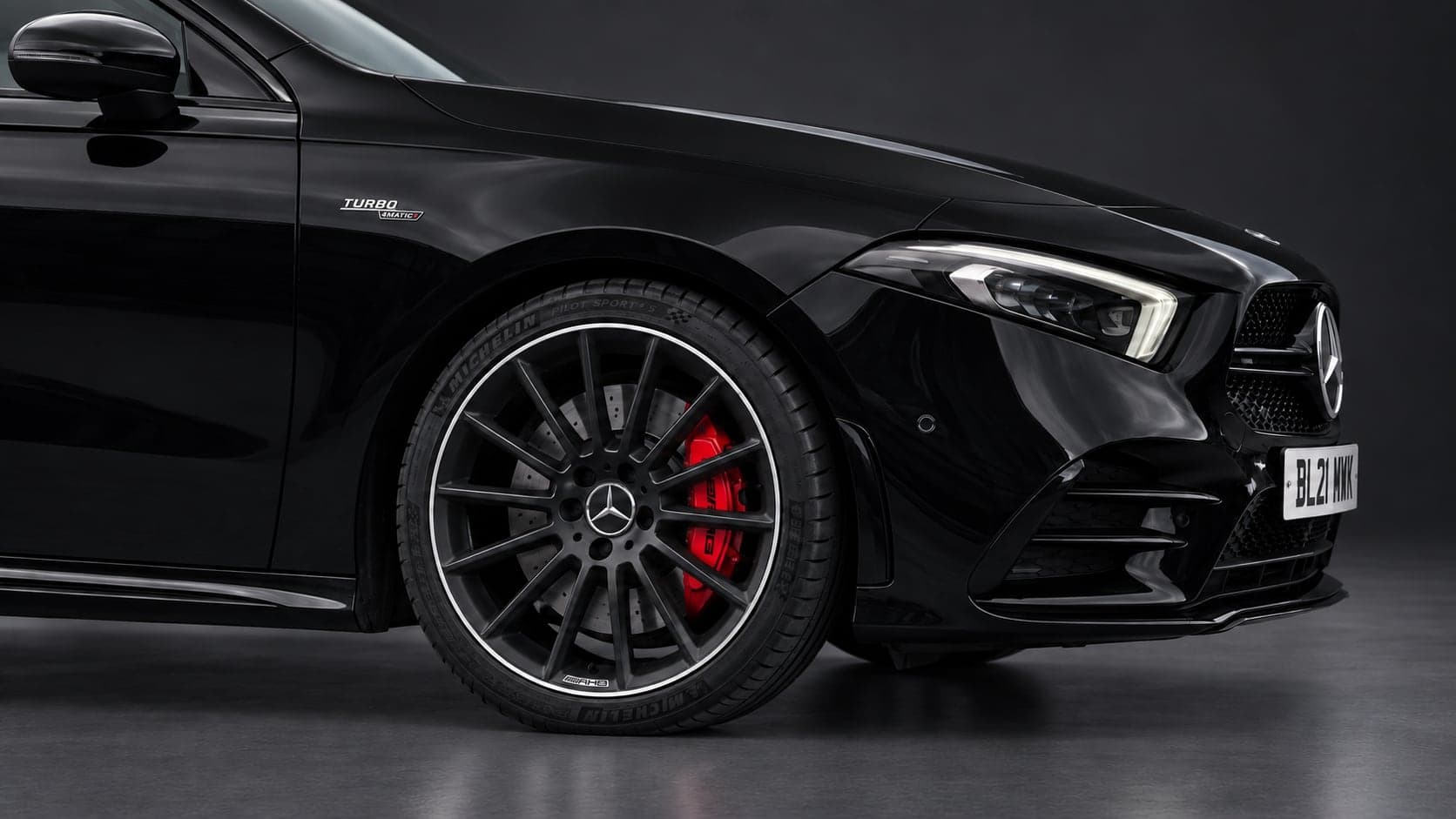 Mercedes-AMG A 35 — wheel detail