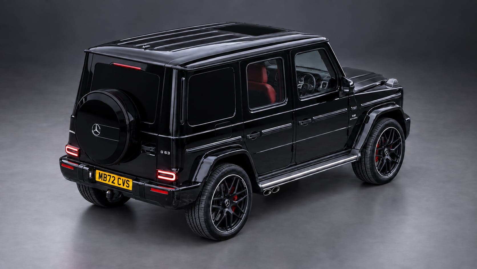 Mercedes-AMG G 63 — elevated rear, studio