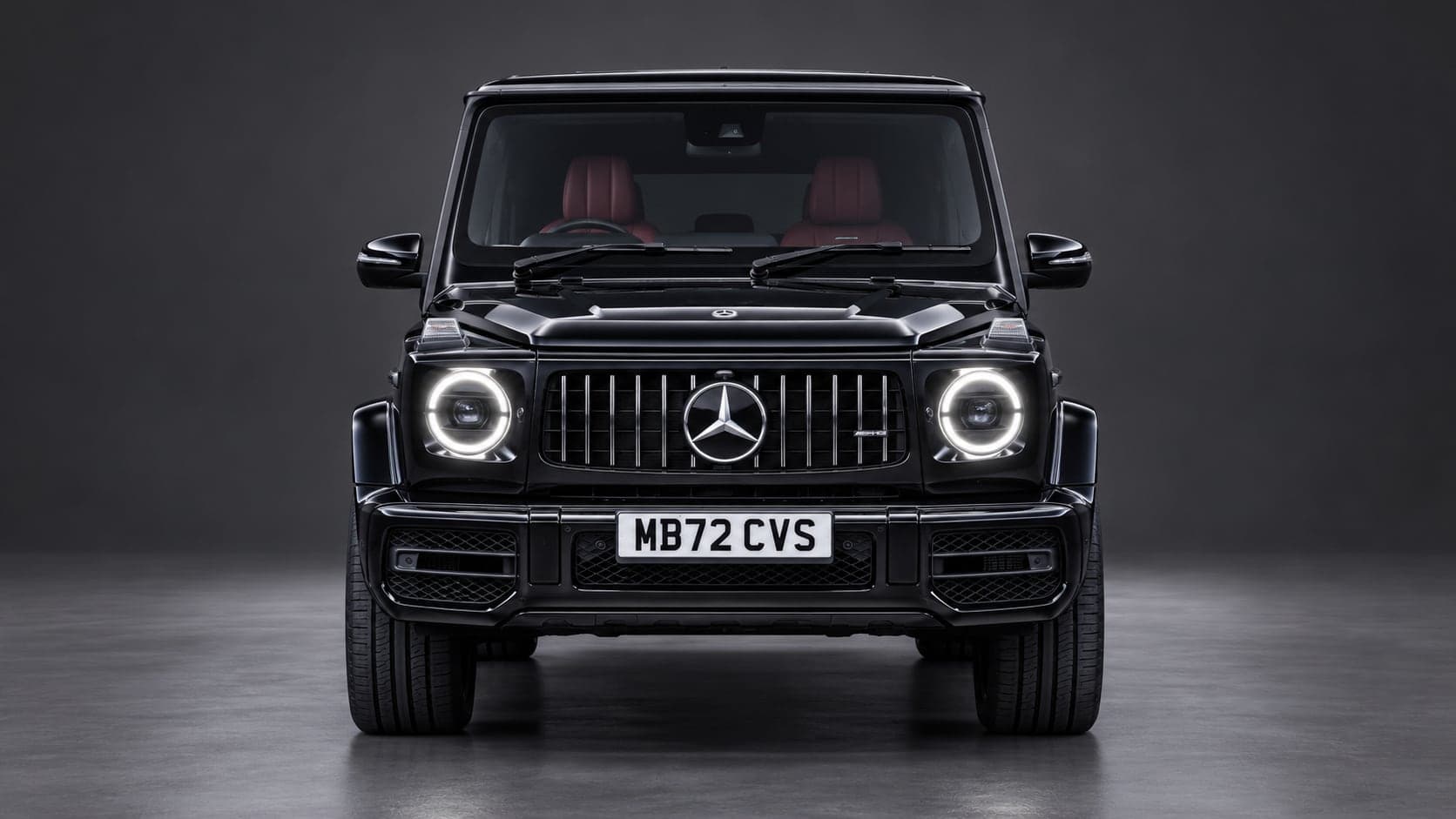 Mercedes-AMG G 63 — head-on, studio