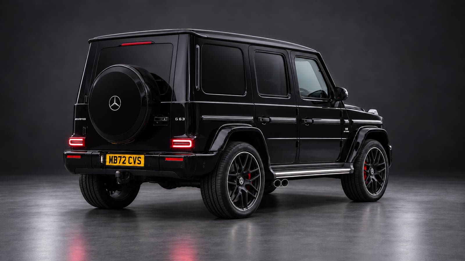 Mercedes-AMG G 63 — rear three-quarter, studio