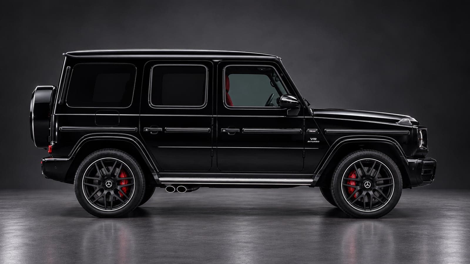 Mercedes-AMG G 63 — side profile, studio