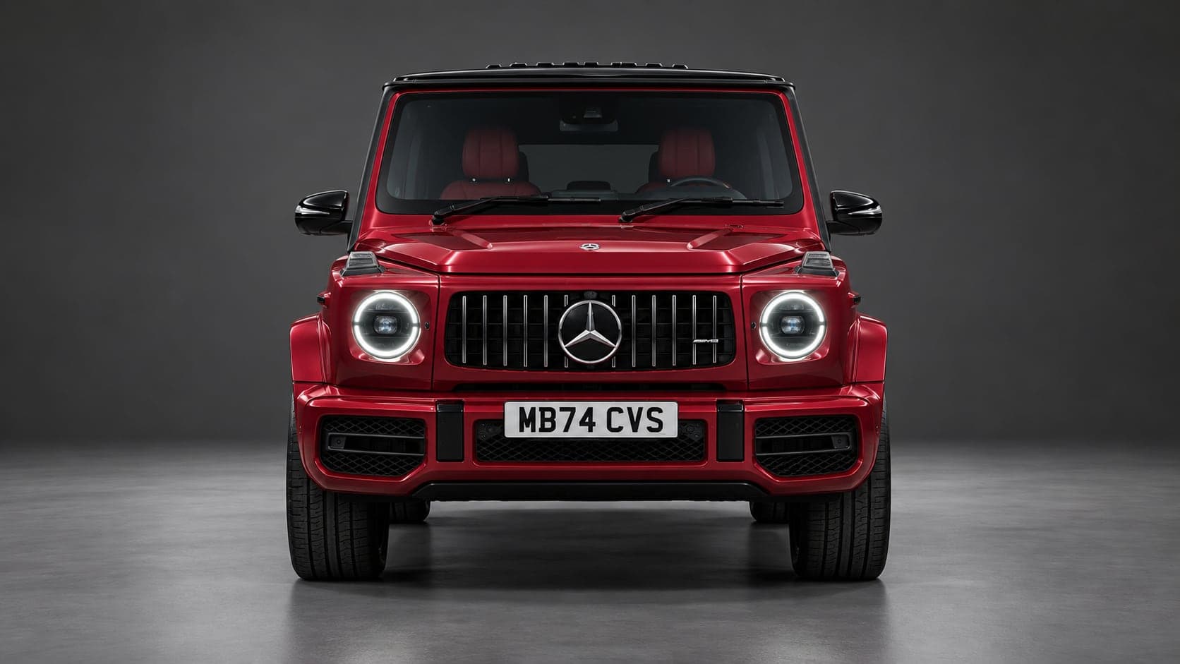 Mercedes-AMG G 63 — head-on, studio