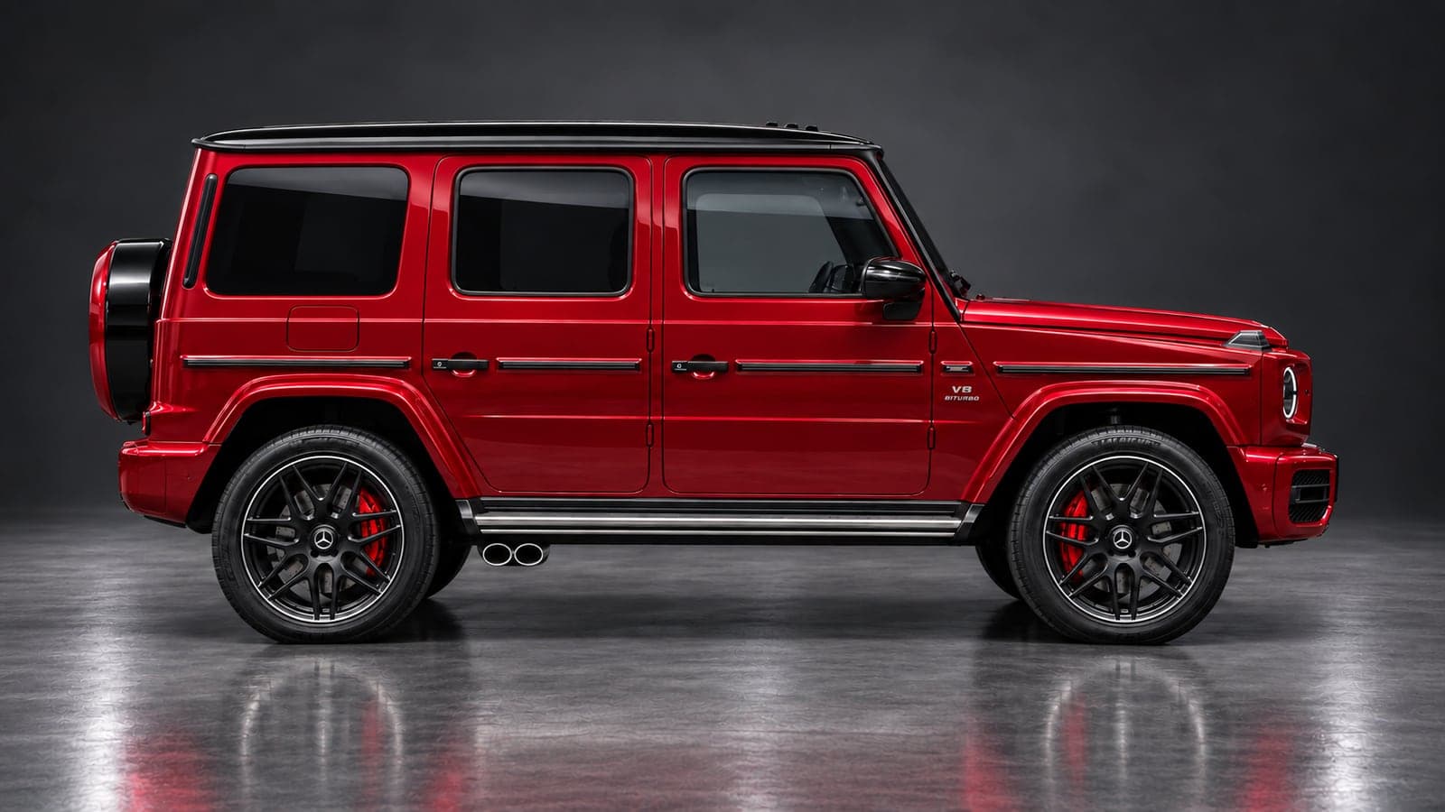 Mercedes-AMG G 63 — side profile, studio