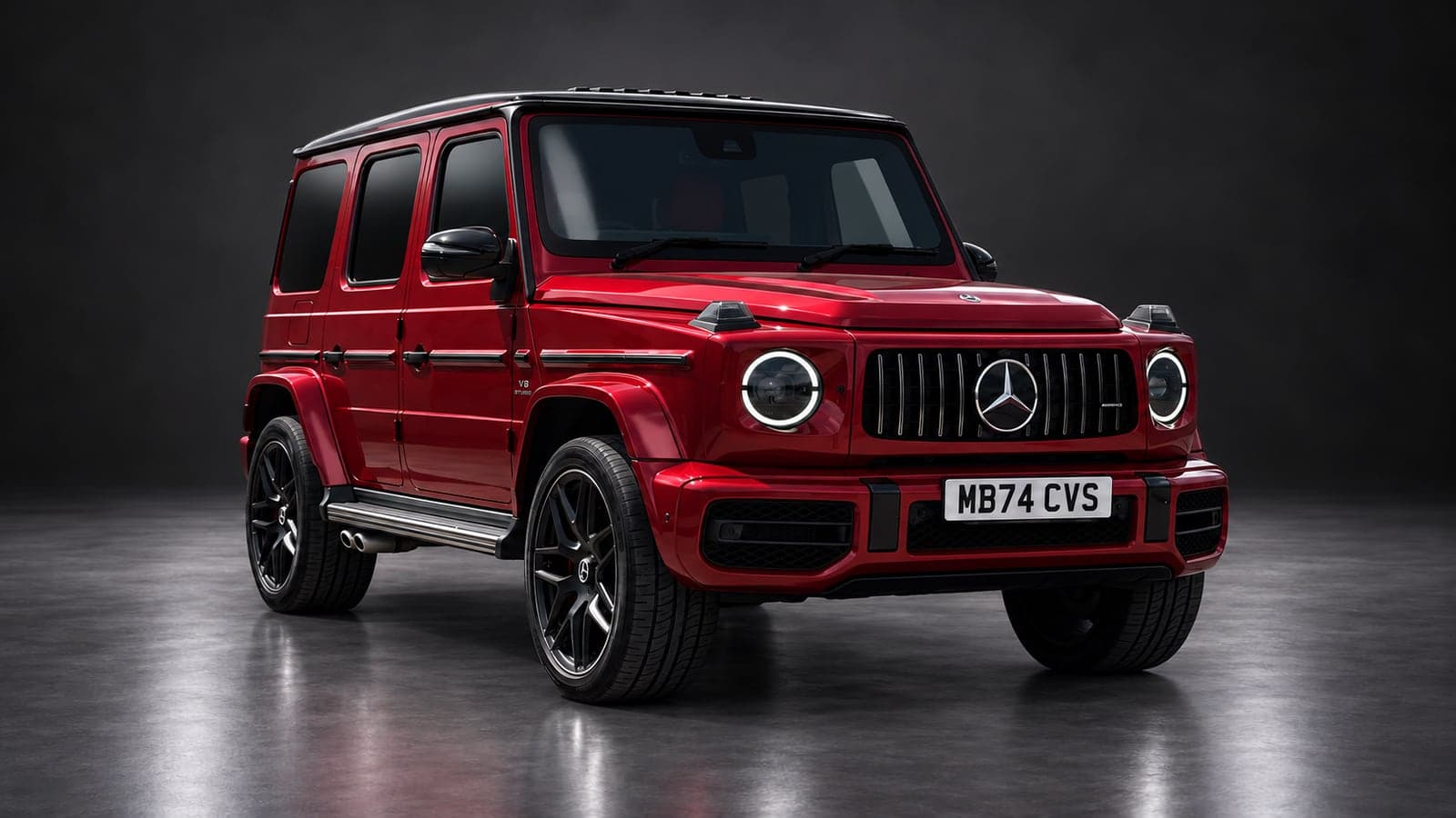 Mercedes-AMG G 63 — front three-quarter, studio