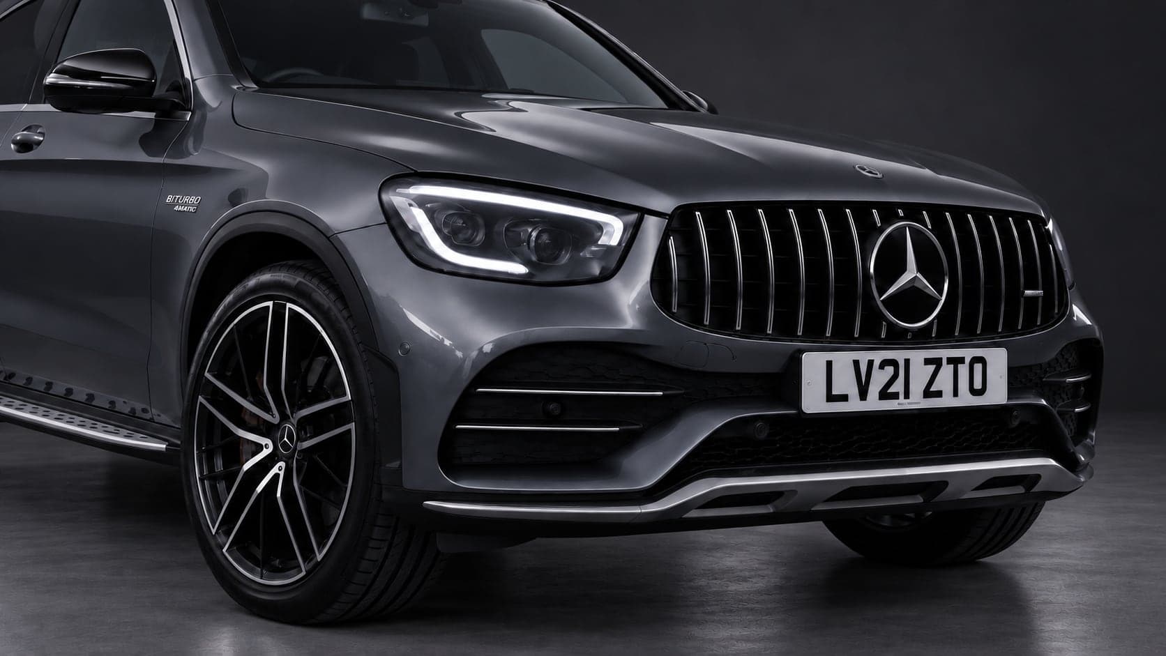 Mercedes-AMG GLC 43 — headlight detail