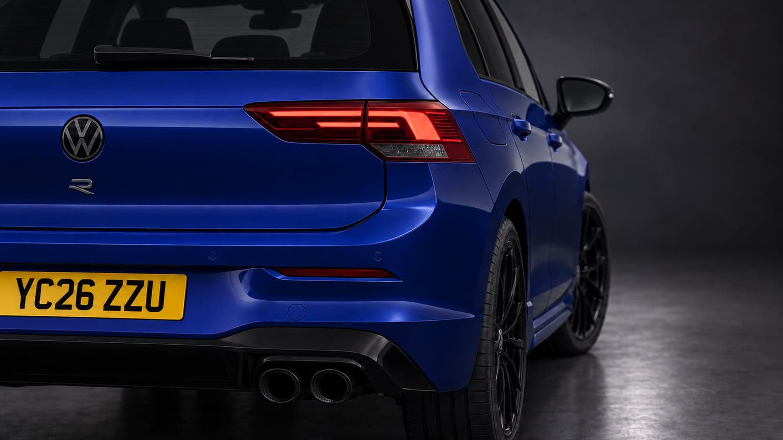 Lapiz Blue Volkswagen Golf R — rear light detail