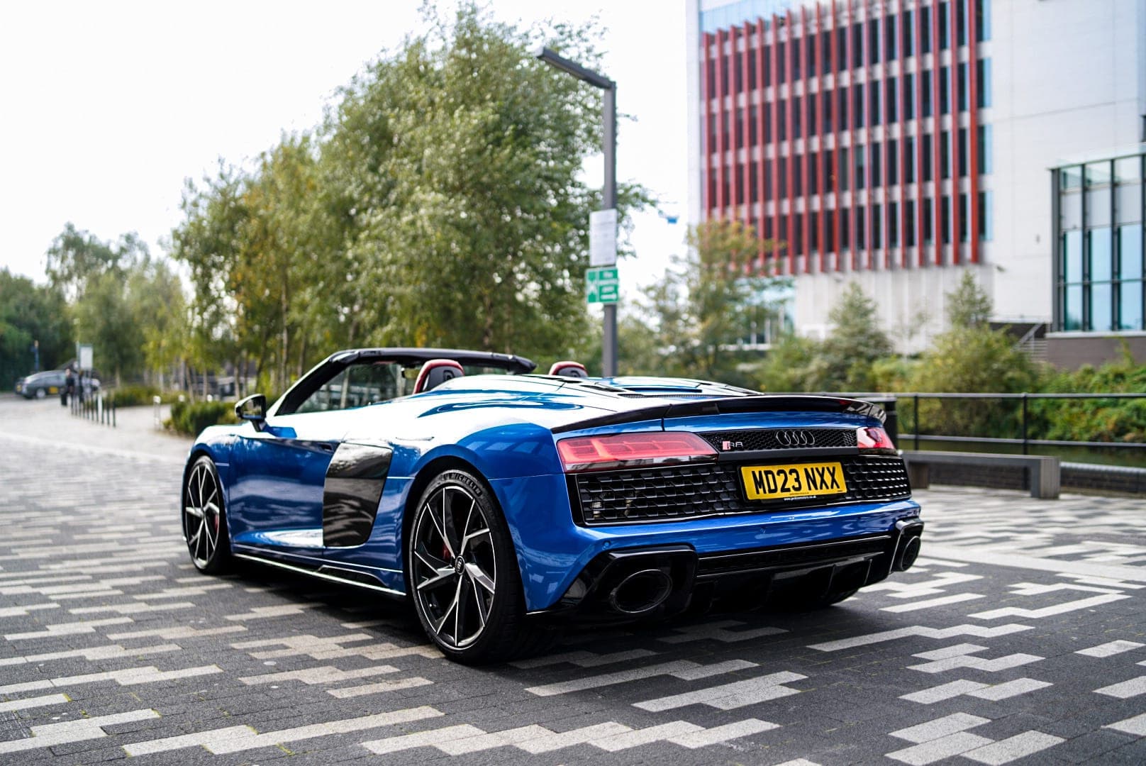 Rear of the Audi R8 Spyder