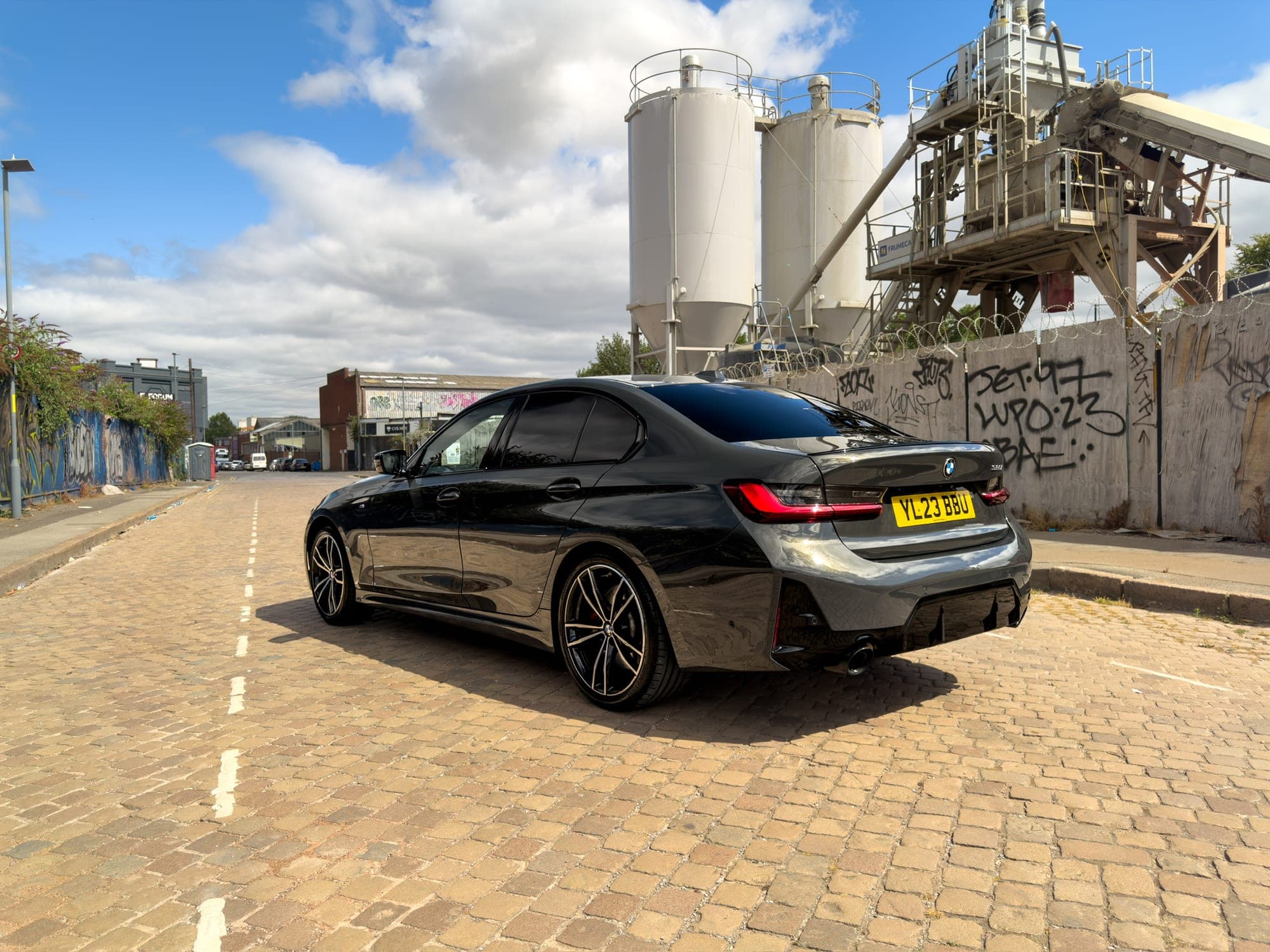 Rear of the BMW 3 Series M Sport