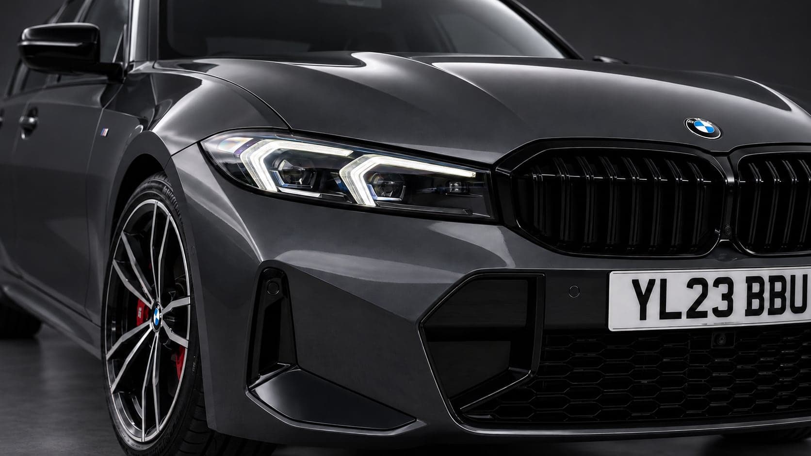 BMW 3 Series M Sport — headlight detail