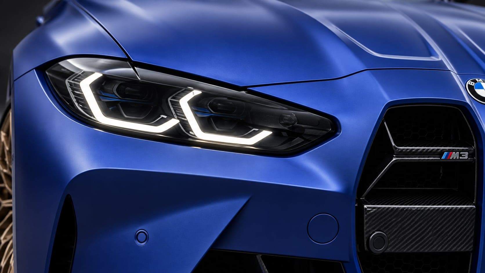 BMW M3 — headlight detail