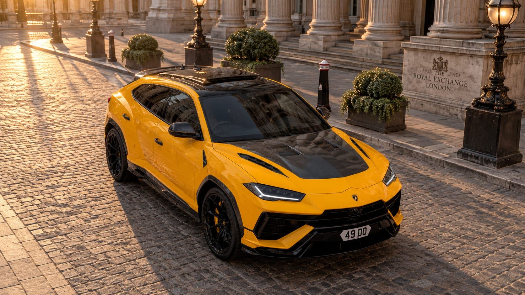 Lamborghini Urus Performante at the Royal Exchange