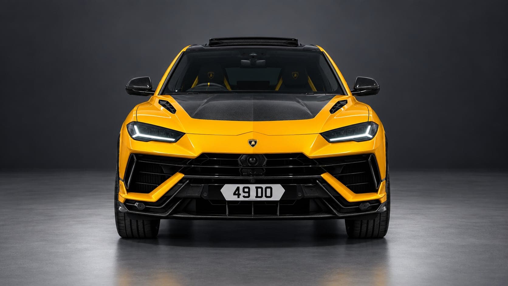 Lamborghini Urus Performante — head-on, studio