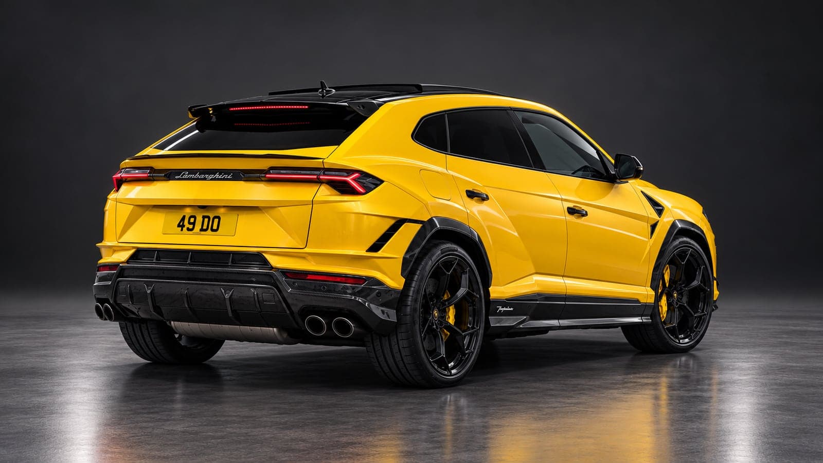 Lamborghini Urus Performante — rear three-quarter, studio