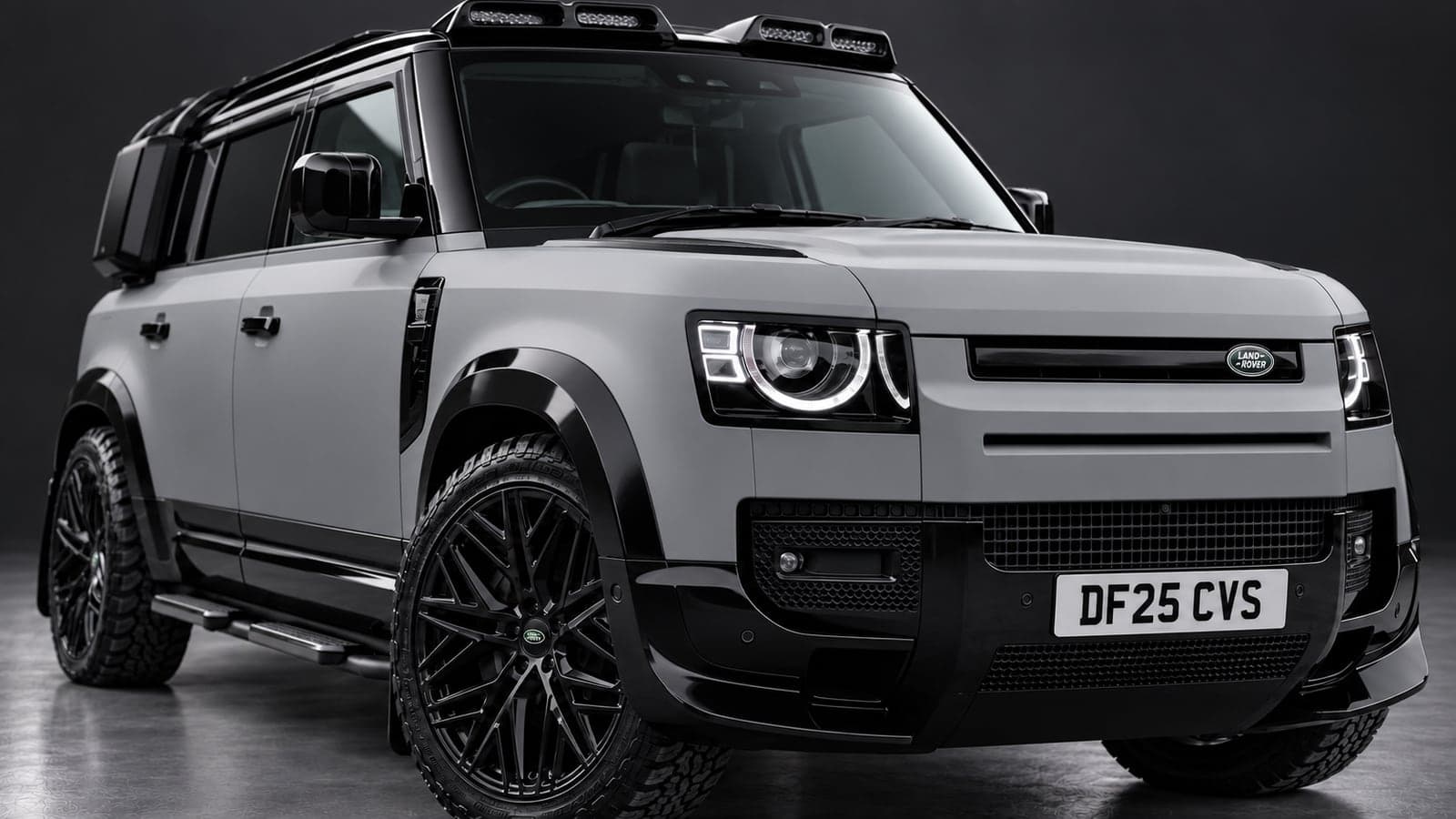 Land Rover Defender — headlight detail