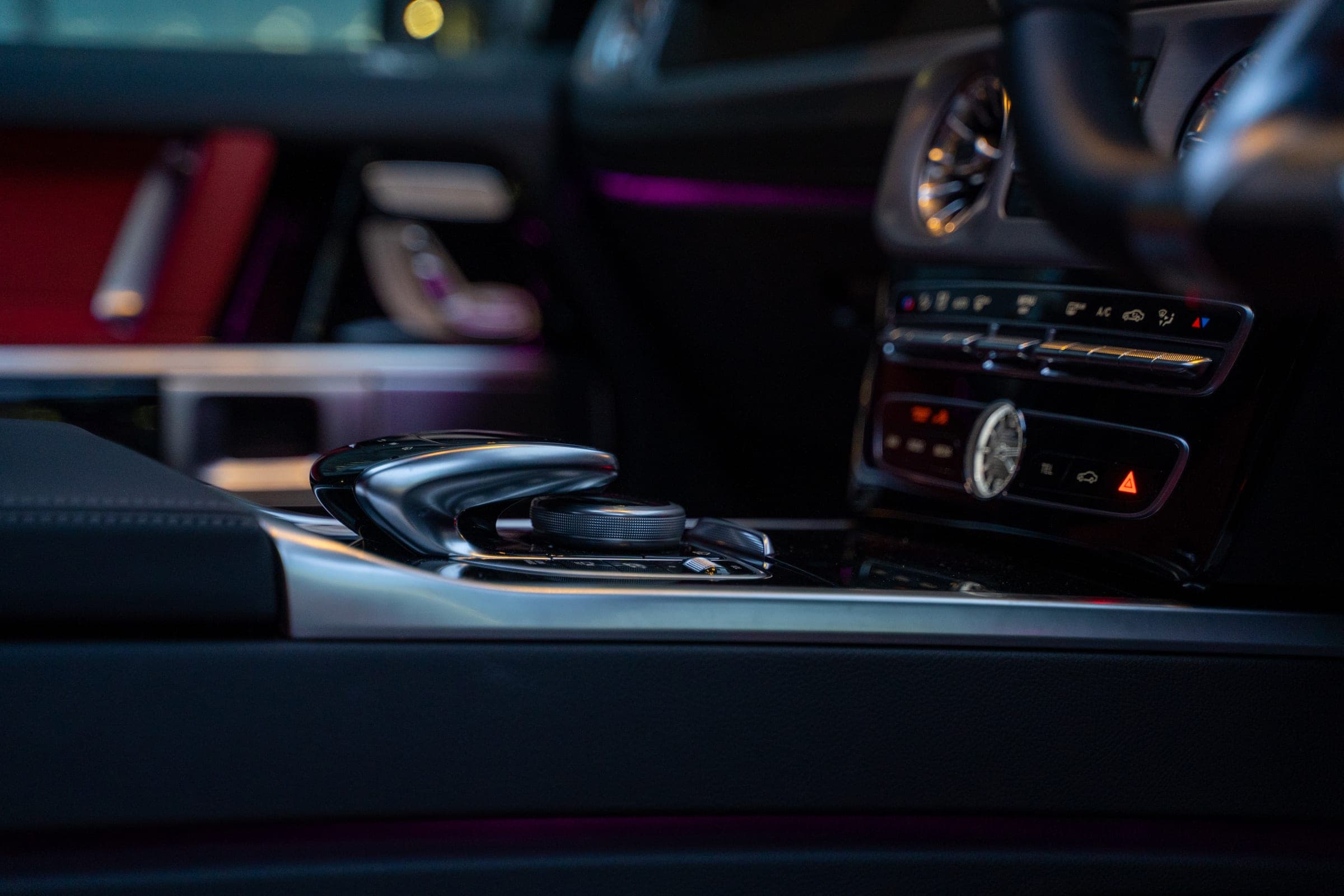 Mercedes-AMG G 63 centre console with red detailing
