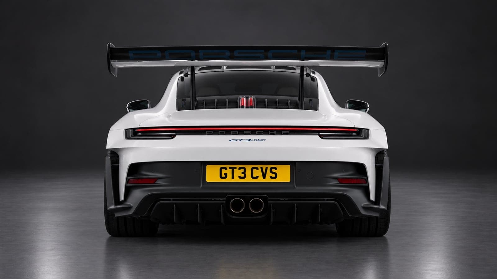 Porsche 911 GT3 RS — rear, studio