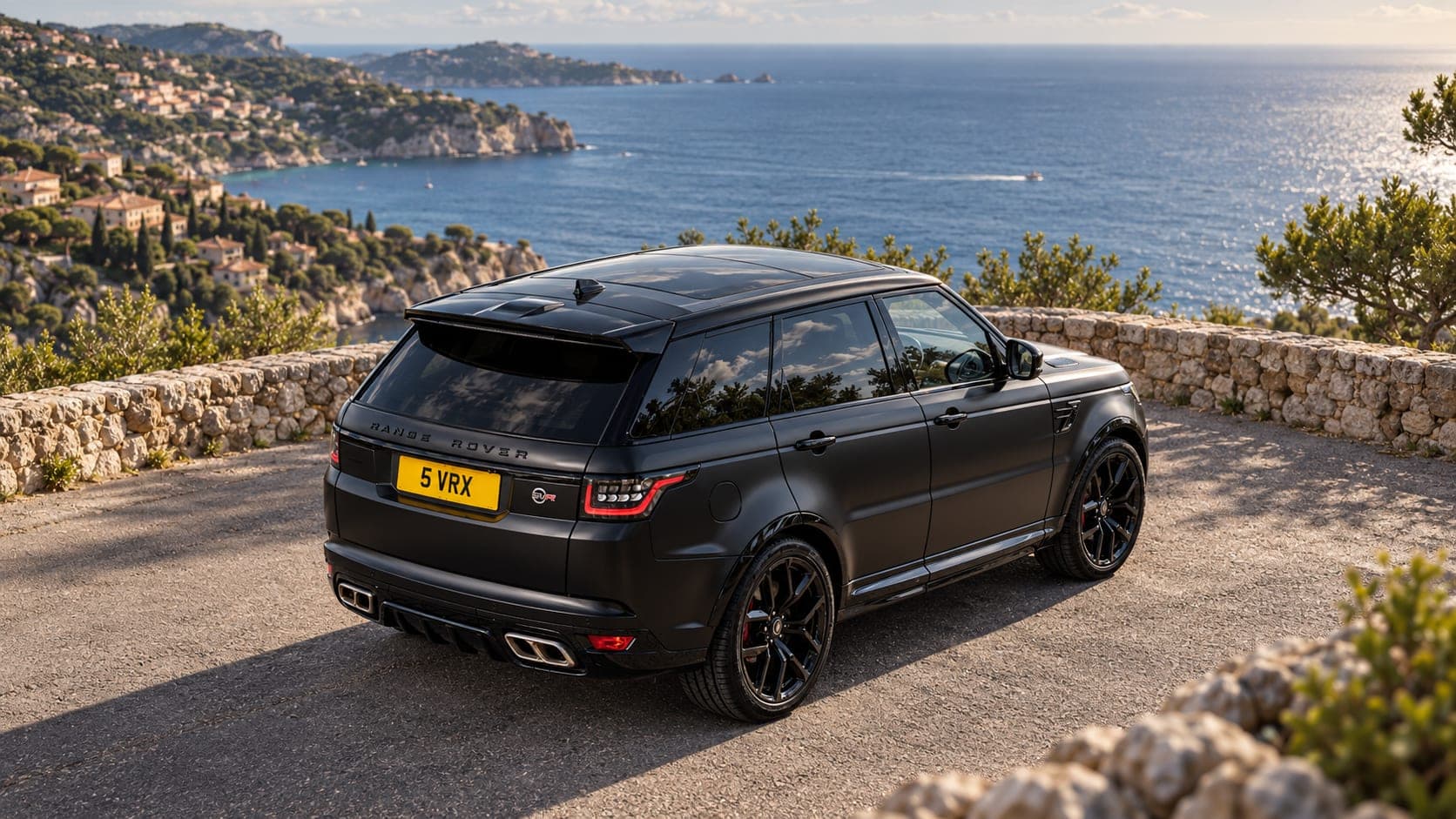 Range Rover Sport SVR on a coastal road