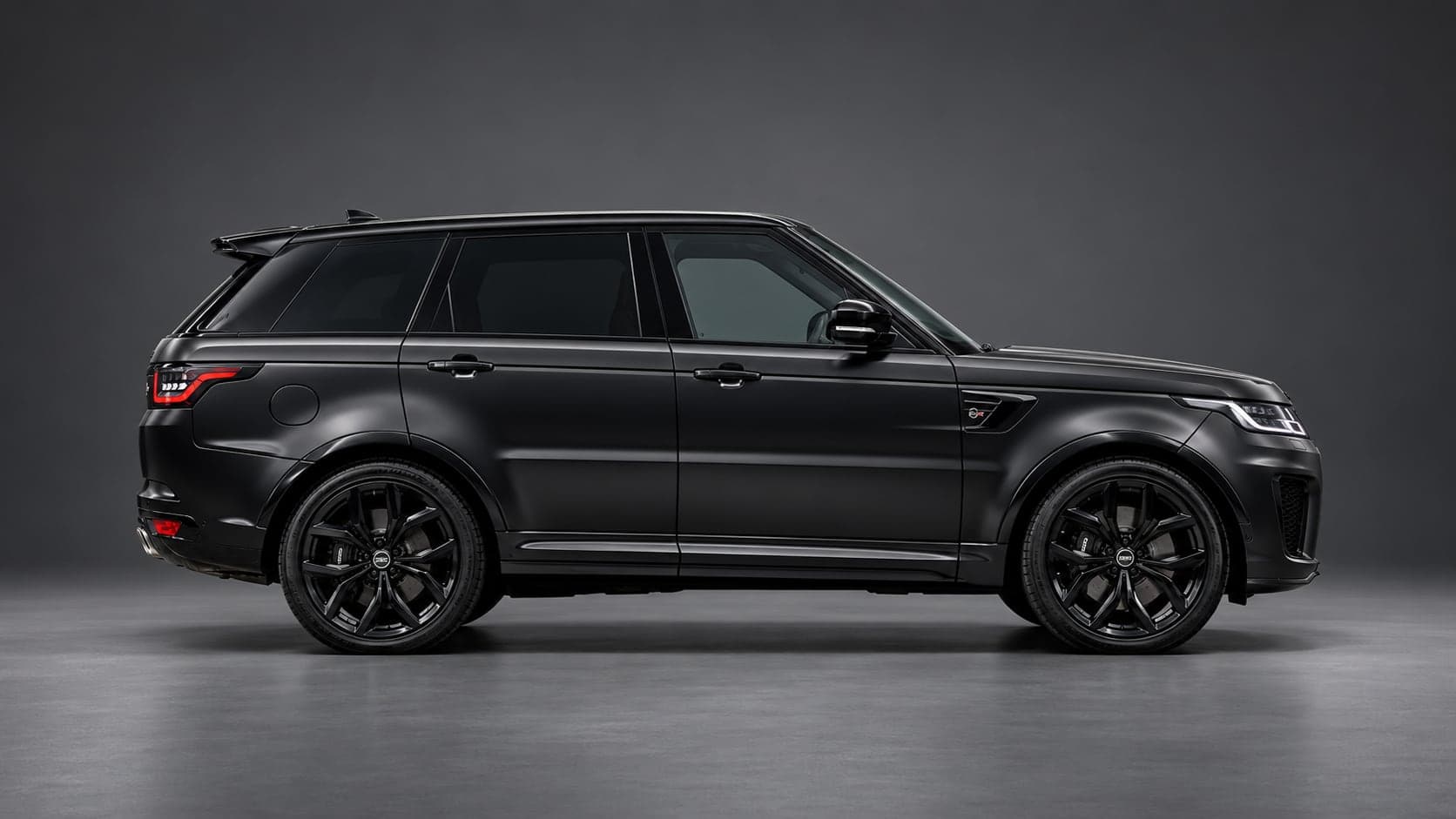 Land Rover Range Rover Sport SVR — side profile, studio