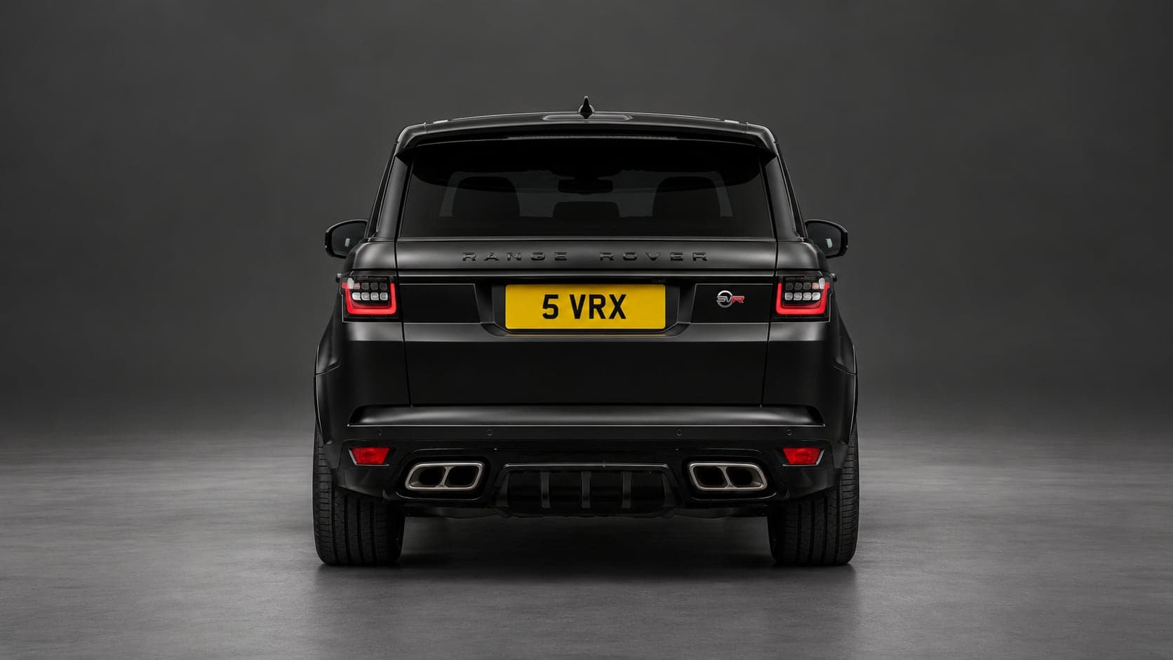 Land Rover Range Rover Sport SVR — rear, studio